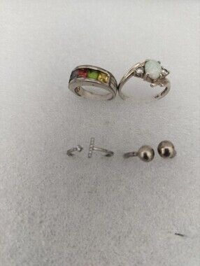 Sterling Silver 925 Ring Lot Of 4